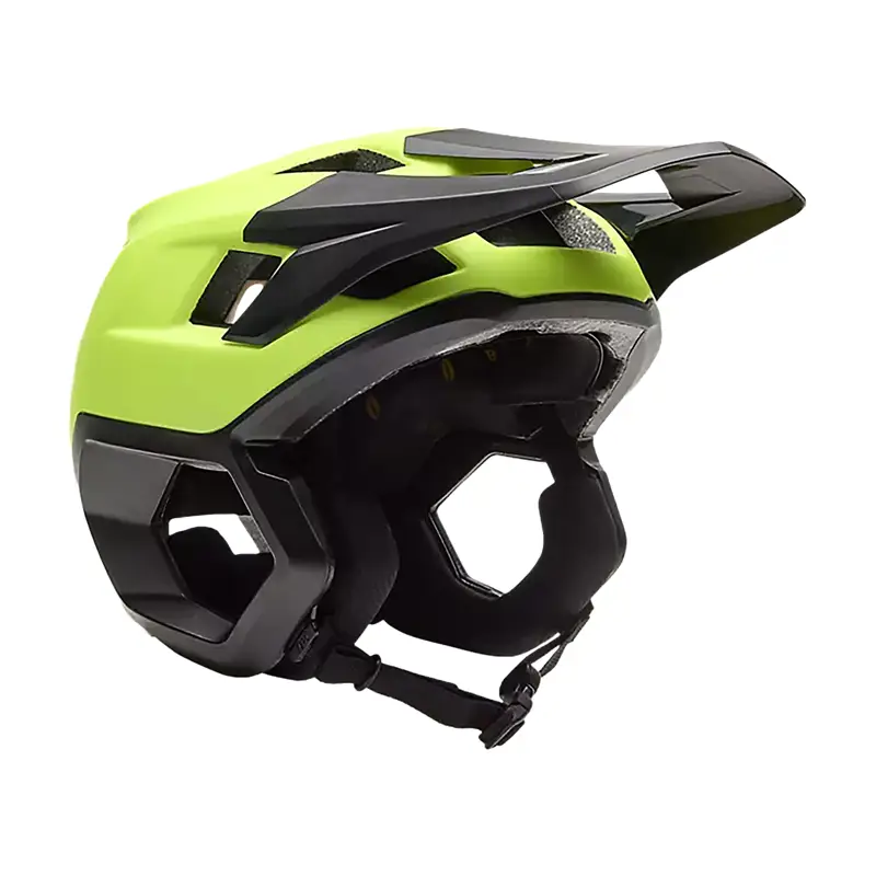 Balfes Bikes Fox Racing Dropframe Helmet in Fluro Yellow | Free postage over £30, £10 off first order, price match & 0% finance.