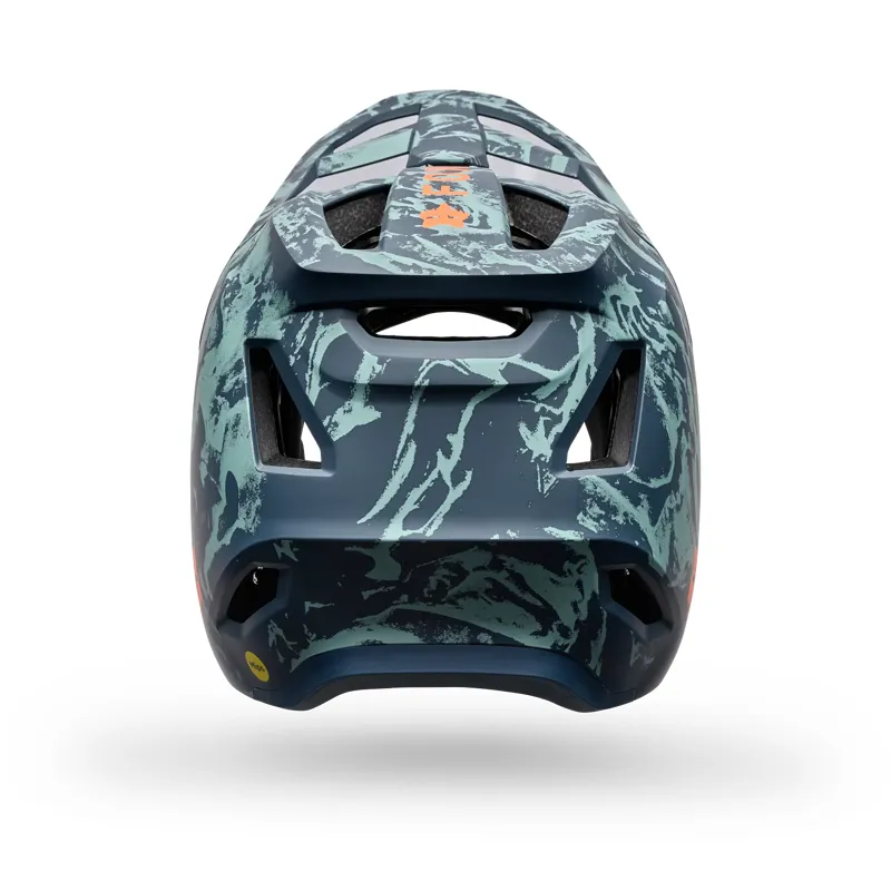 Fox Rampage Image Print CE CPSC Helmet in Blue-3