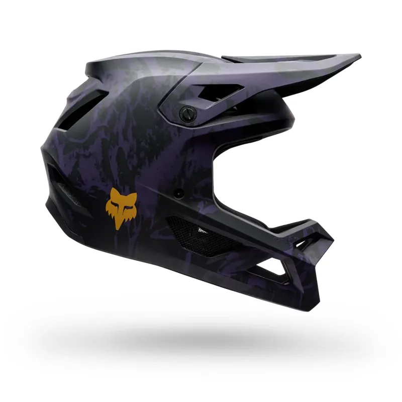 Fox Rampage Image Print CE CPSC Helmet in Purple-1
