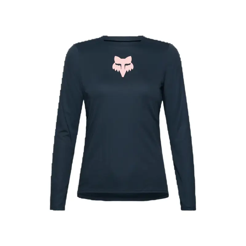 Balfes Bikes Fox Ranger Fox Head Womens Long Sleeve Jersey in Galaxy Blue | Free postage over £30, £10 off first order, price match & 0% finance.