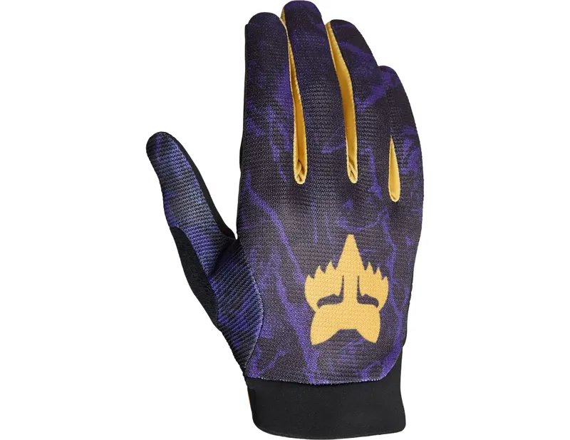 Fox Racing Ranger Full Finger Glove Image Print in Plum Purple