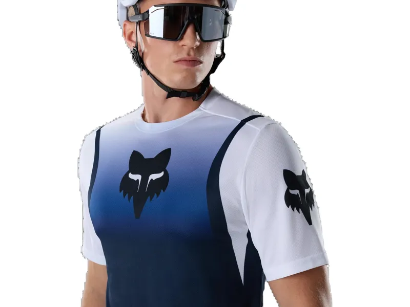 Fox Ranger Short Sleeve Jersey Foundry in Midnight-2
