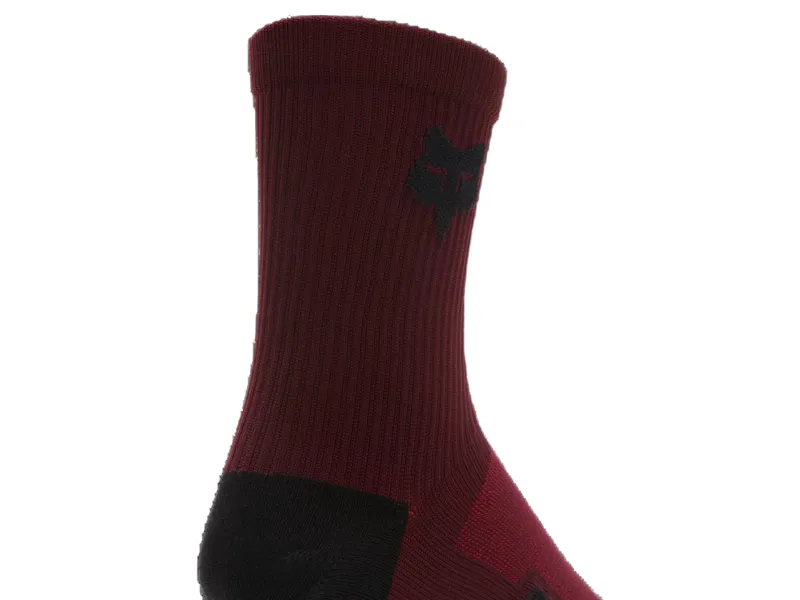 Fox Ranger Sock 6 inch in Dark Maroon-1