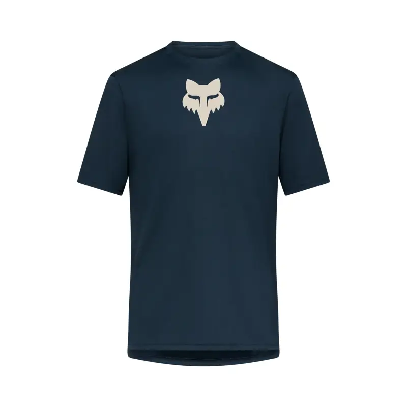 Balfes Bikes Fox Ranger Short Sleeve Fox Head Jersey in Blue | Free postage over £30, £10 off first order, price match & 0% finance.