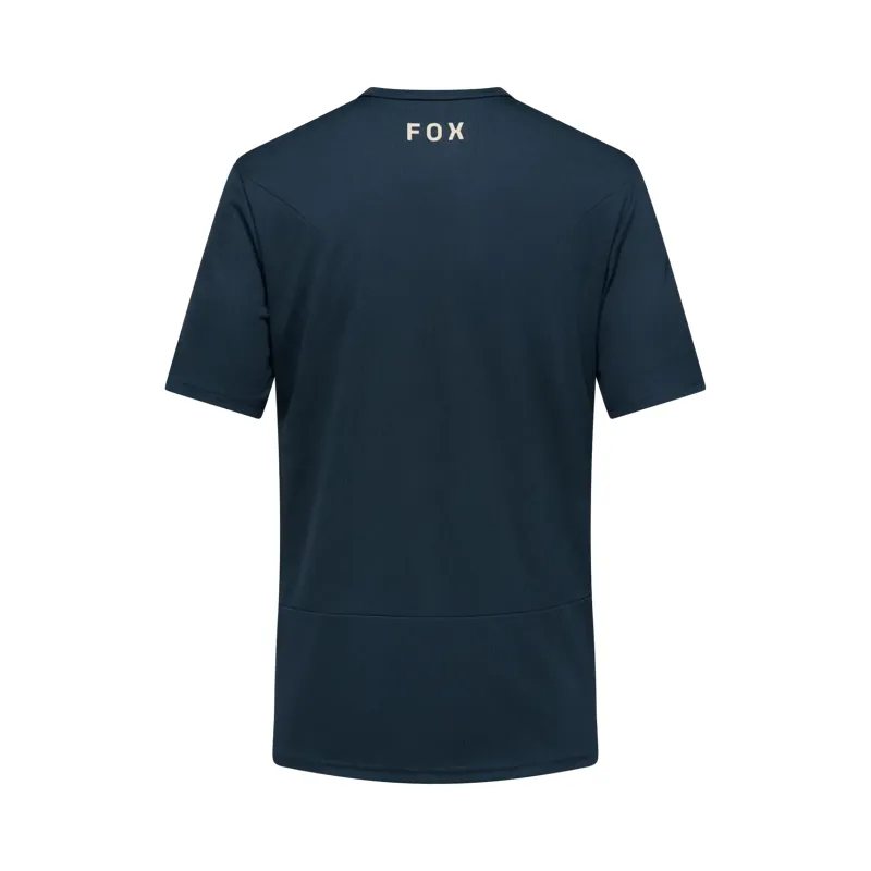 Fox Ranger Short Sleeve Fox Head Jersey in Blue-1