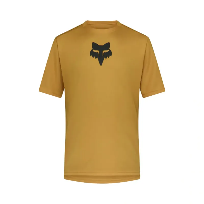 Fox Ranger Short Sleeve Fox Head Jersey in Brown