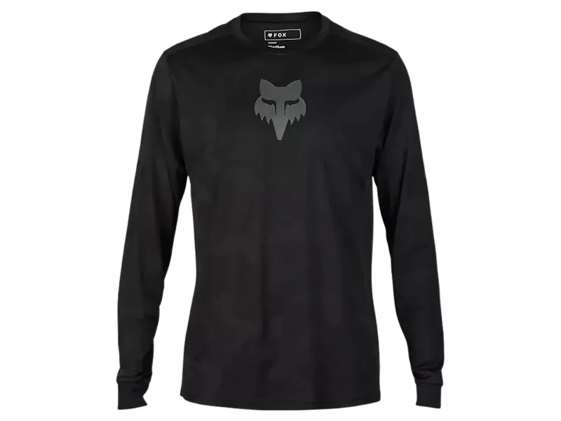 Balfes Bikes Fox Ranger TruDri Long Sleeve Jersey in Black | Free postage over £30, £10 off first order, price match & 0% finance.