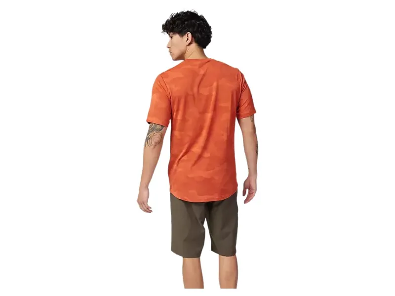 Fox Ranger TruDri Short Sleeve Jersey in Atomic Orange-3
