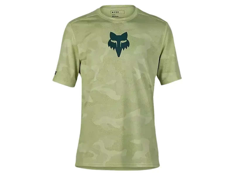 Fox Ranger TruDri Short Sleeve Jersey in Cactus Green