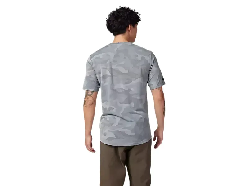 Fox Ranger TruDri Short Sleeve Jersey in Cloud Grey-3