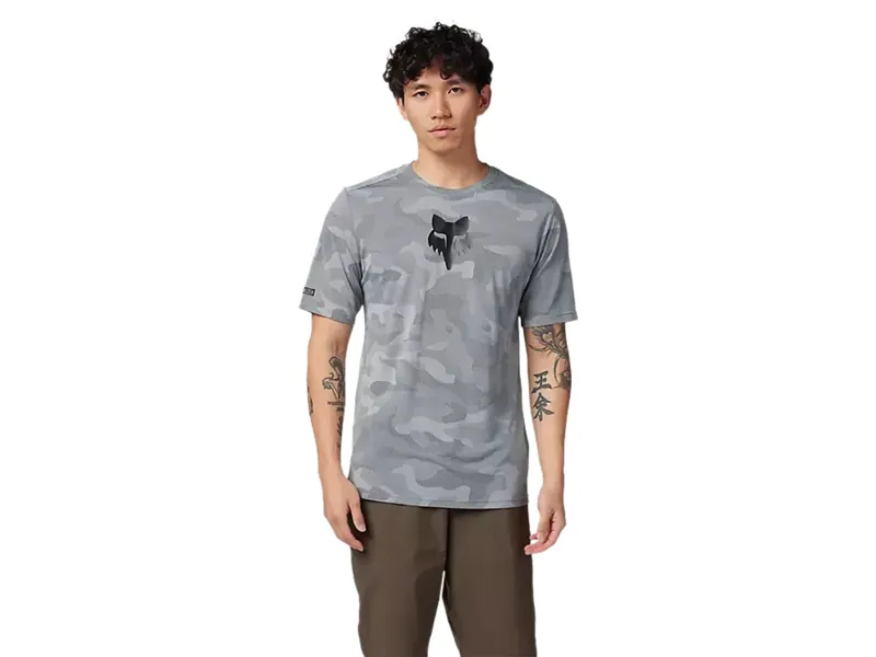 Fox Ranger TruDri Short Sleeve Jersey in Cloud Grey-2