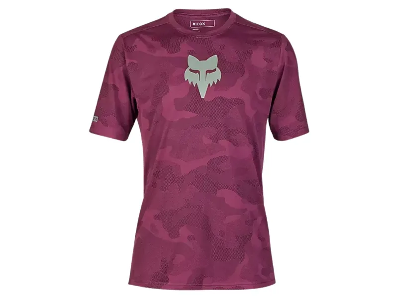 Fox Ranger TruDri Short Sleeve Jersey in Sangria