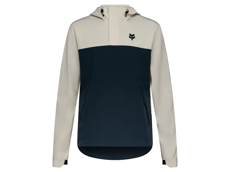 Fox Ranger Wind Pullover Mountain Bike Jacket in Chalk White