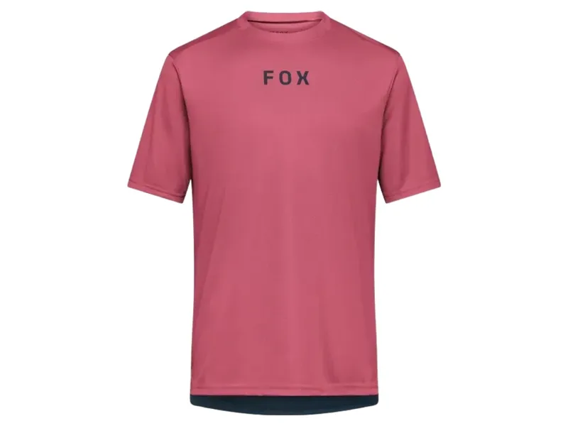 Fox Ranger Wordmark Short Sleeve Jersey in Berry