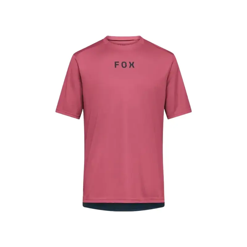 Balfes Bikes Fox Ranger Wordmark Short Sleeve Jersey in Berry | Free postage over £30, £10 off first order, price match & 0% finance.