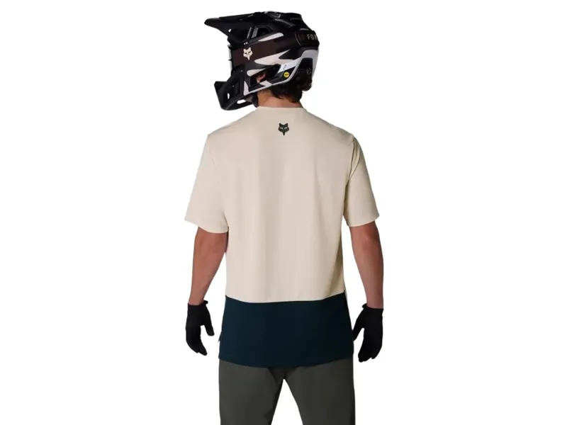 Fox Ranger Wordmark Short Sleeve Jersey in Chalk-5