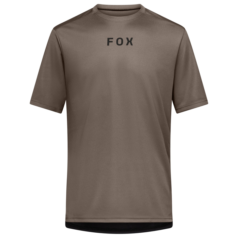 Fox Ranger Wordmark Short Sleeve Jersey in Nut