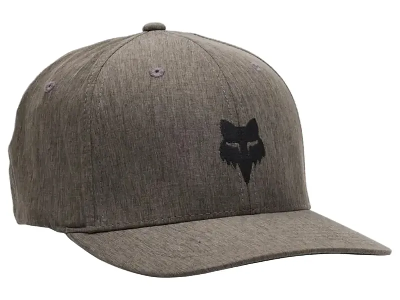 Fox Racing Fox Head Select Flexfit Hat in Black/Charcoal Grey