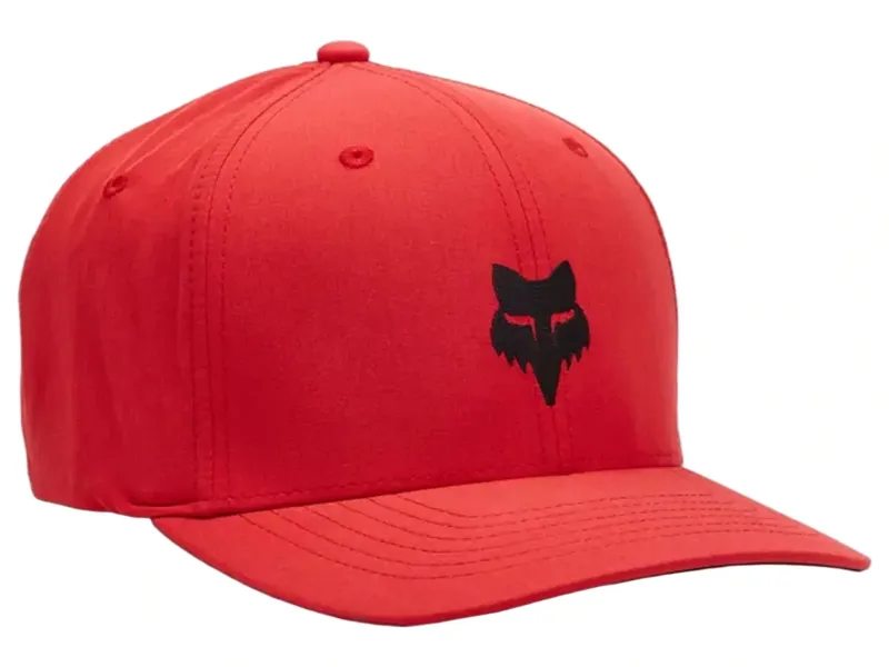 Fox Racing Fox Head Select Flexfit Hat in Flame Red