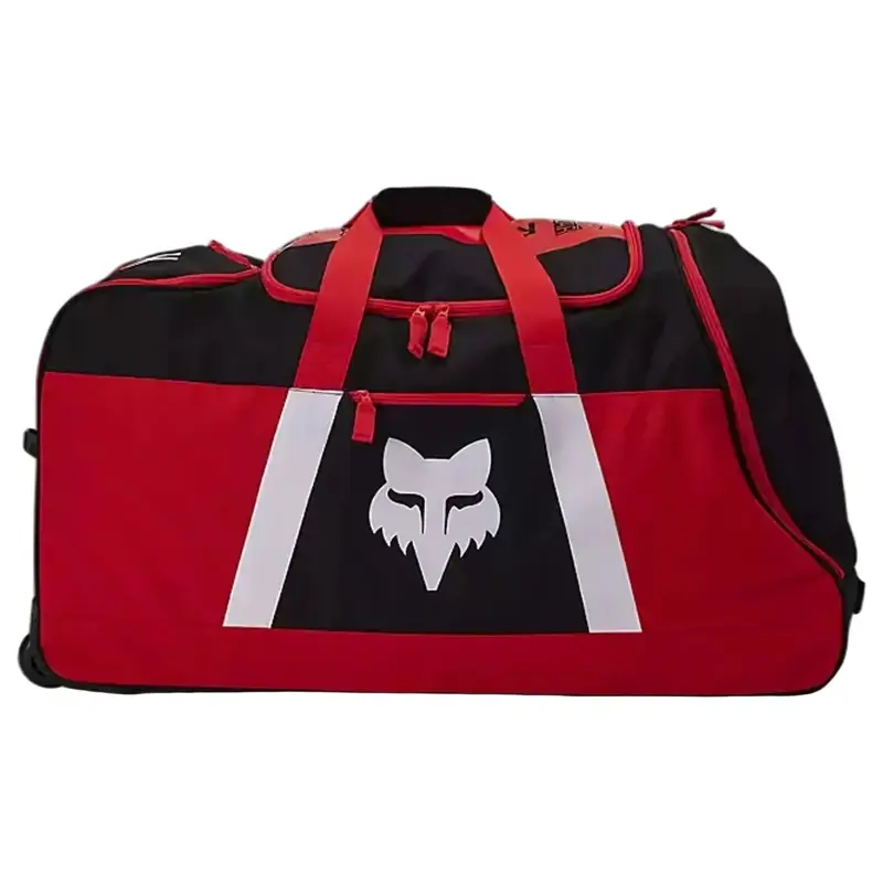 Balfes Bikes Fox Shuttle 180 Race Spec Roller Gear Bag in Flo Red | Free postage over £30, £10 off first order, price match & 0% finance.