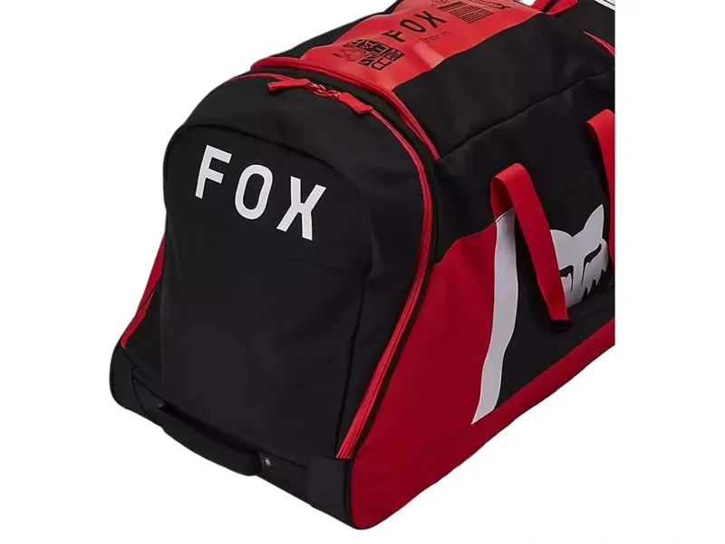 Fox Shuttle 180 Race Spec Roller Gear Bag in Flo Red-3