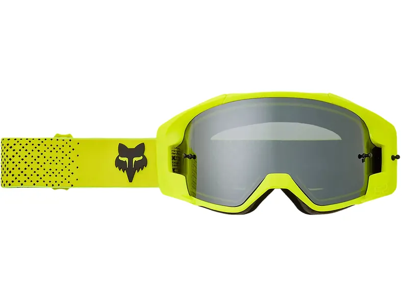 Fox Vue Core Mirrored Lens Goggles in Fluorescent Yellow