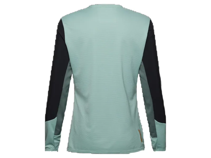 Fox Women's Defend Long Sleeve Jersey in Arctic Blue-1