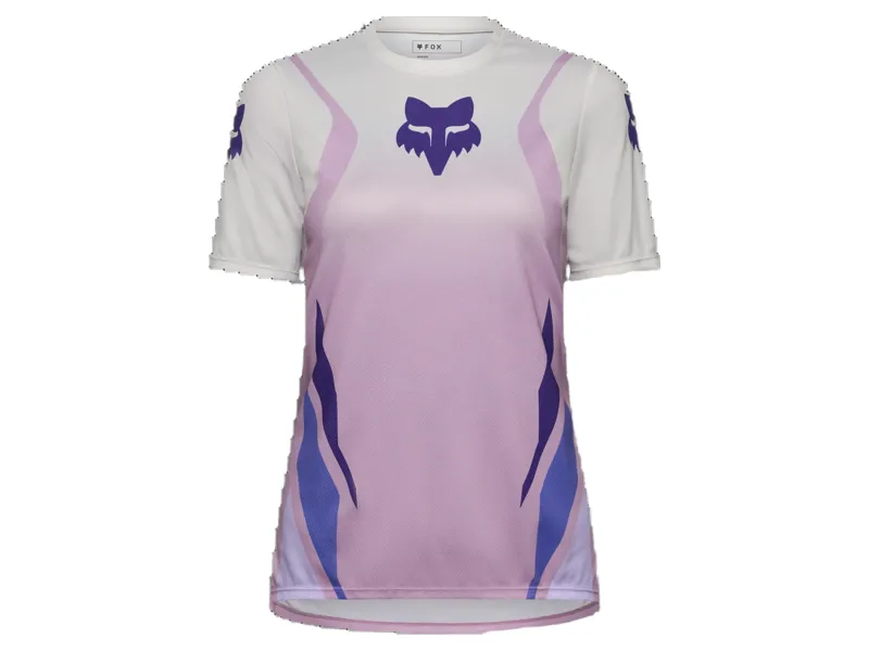 Fox Women's Ranger Foundry Short Sleeve Jersey in Lavender Drift