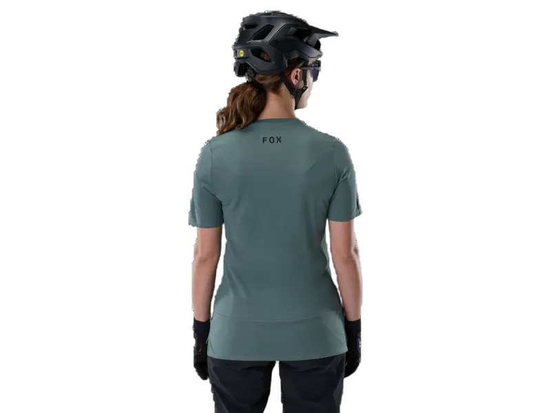 Fox Womens Ranger SS Jersey Fox Head in Sage-3