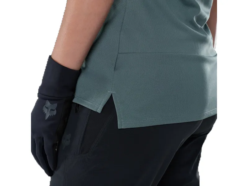 Fox Womens Ranger SS Jersey Fox Head in Sage-5