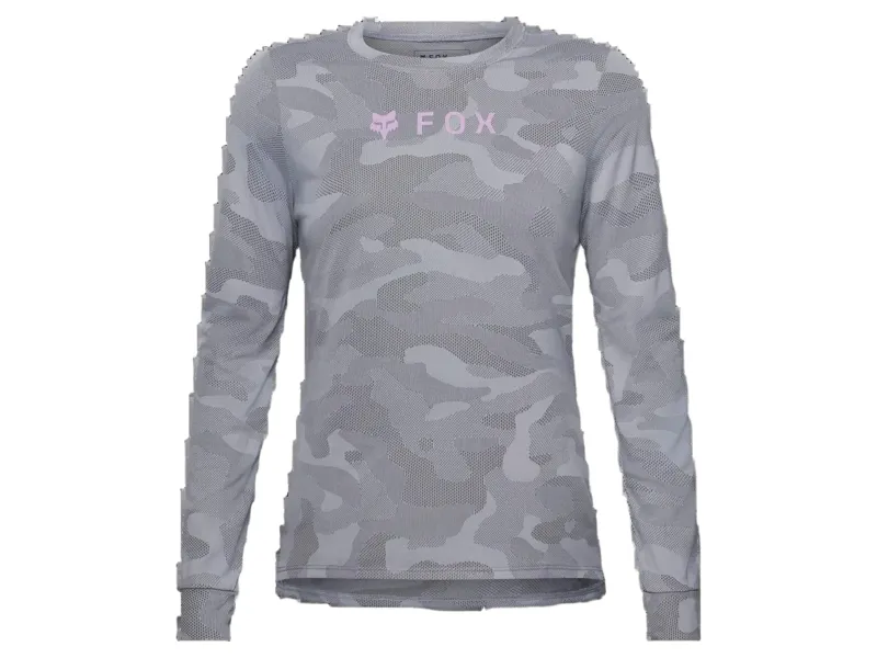 Fox Womens Ranger TruDri Long Sleeve Jersey in Pewter