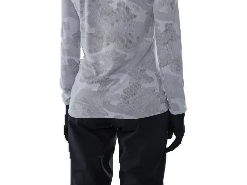 Fox Womens Ranger TruDri Long Sleeve Jersey in Pewter-5