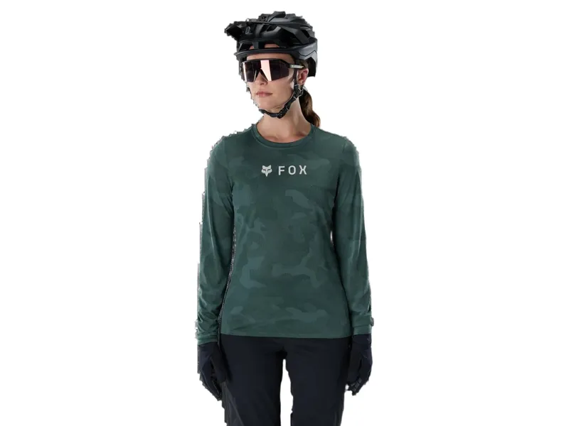 Fox Womens Ranger TruDri Long Sleeve Jersey in Sage-2