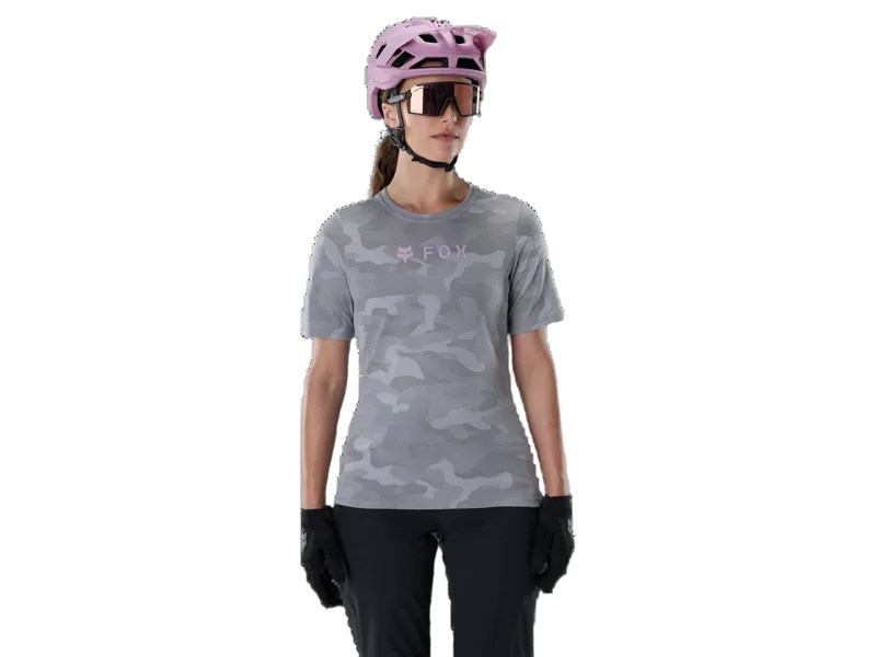 Fox Womens Ranger TruDri SS Jersey in Pewter-2