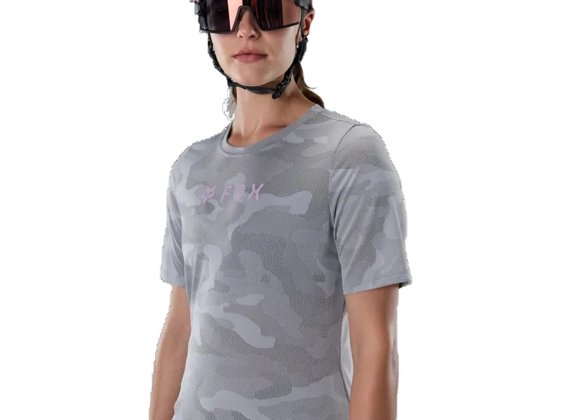 Fox Womens Ranger TruDri SS Jersey in Pewter-4