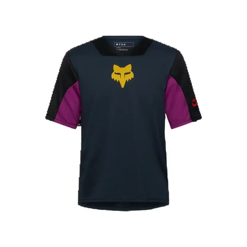 Balfes Bikes Fox Youth Defend SS Jersey Creation in Galaxy Blue | Free postage over £30, £10 off first order, price match & 0% finance.