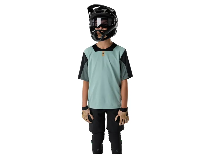 Fox Youth Defend SS Jersey in Arctic Blue-2