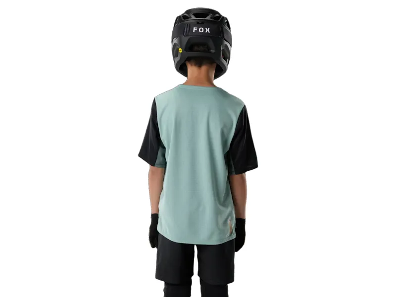 Fox Youth Defend SS Jersey in Arctic Blue-3