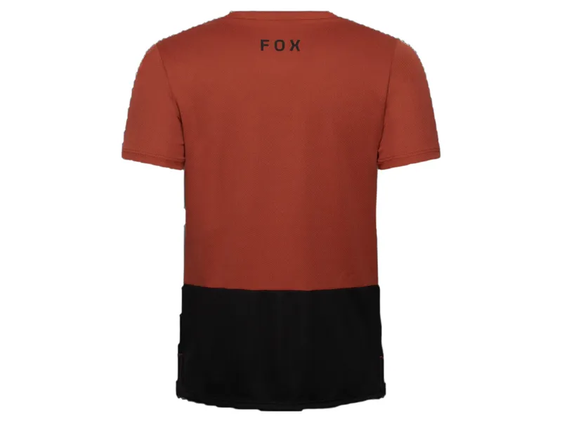 Fox Youth Ranger SS Jersey Fox Head in Amber Scarlet-1