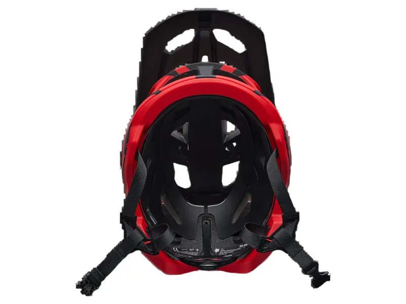 Fox Youth Speedframe Charge CE Helmet in Red-4