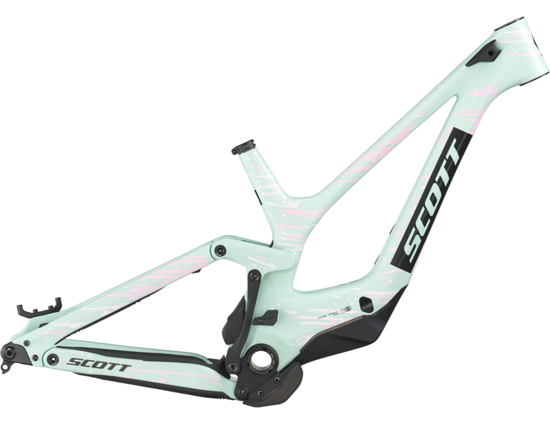 Balfes Bikes Scott Shock Gambler 900 RC HMX Frame and Shock in Mistyade Green | Free postage over £30, £10 off first order, price match & 0% finance.