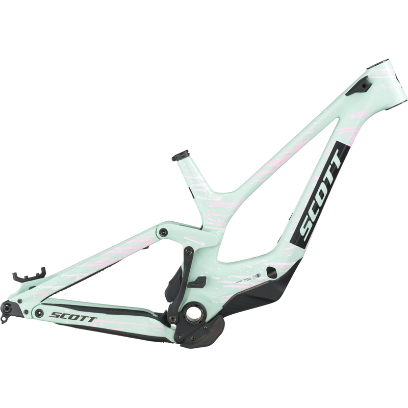 Balfes Bikes Scott Shock Gambler 900 RC HMX Frame and Shock in Mistyade Green | Free postage over £30, £10 off first order, price match & 0% finance.