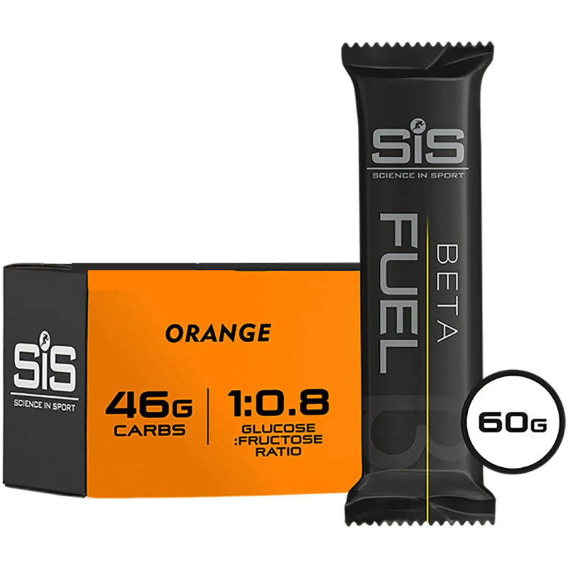 Balfes Bikes Science In Sport Science in Sport Beta Fuel Dual Source Energy Chew 60g in Orange | Free postage over £30, £10 off first order, price match & 0% finance.