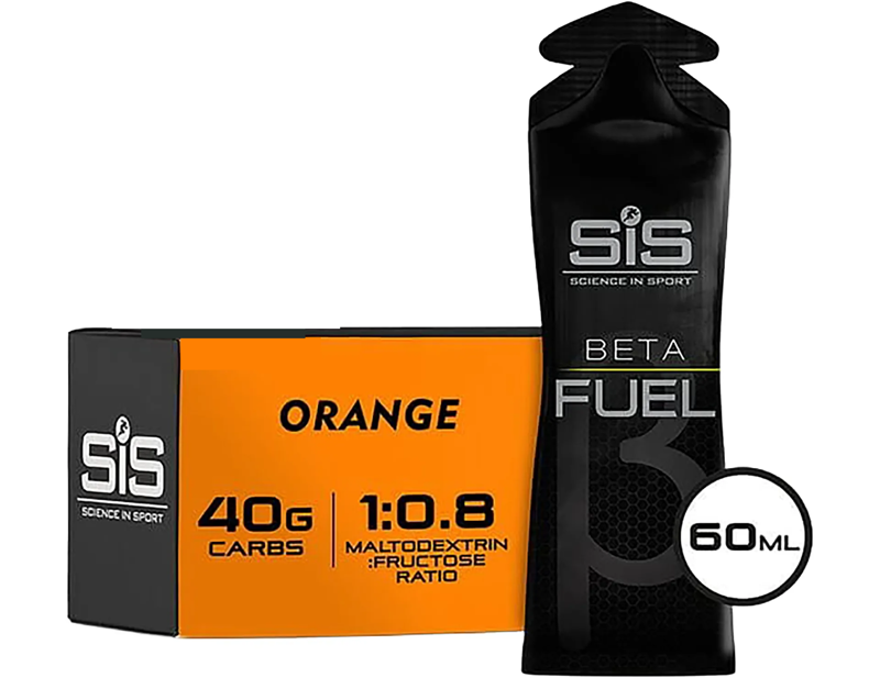 Science in Sport Beta Fuel Energy Gel + Nootropics 60ml in Orange