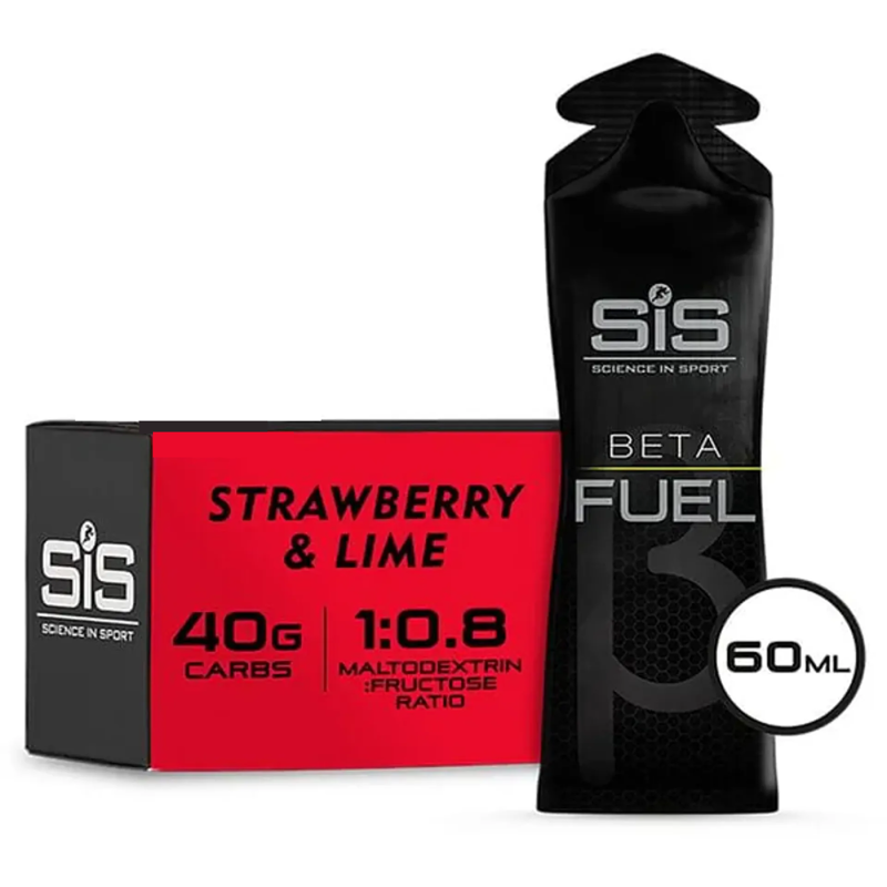 Balfes Bikes Science In Sport Science in Sport Beta Fuel Energy Gel in Strawberry and Lime | Free postage over £30, £10 off first order, price match & 0% finance.