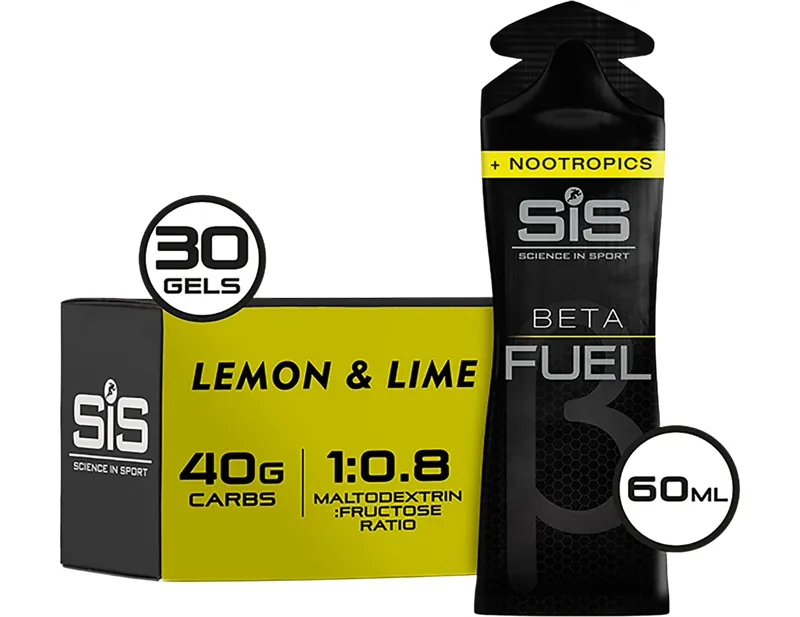 Balfes Bikes Science In Sport SIS BETA Gel with Nootropics. Lemon/lime 60ml box of 30 | Free postage over £30, £10 off first order, price match & 0% finance.