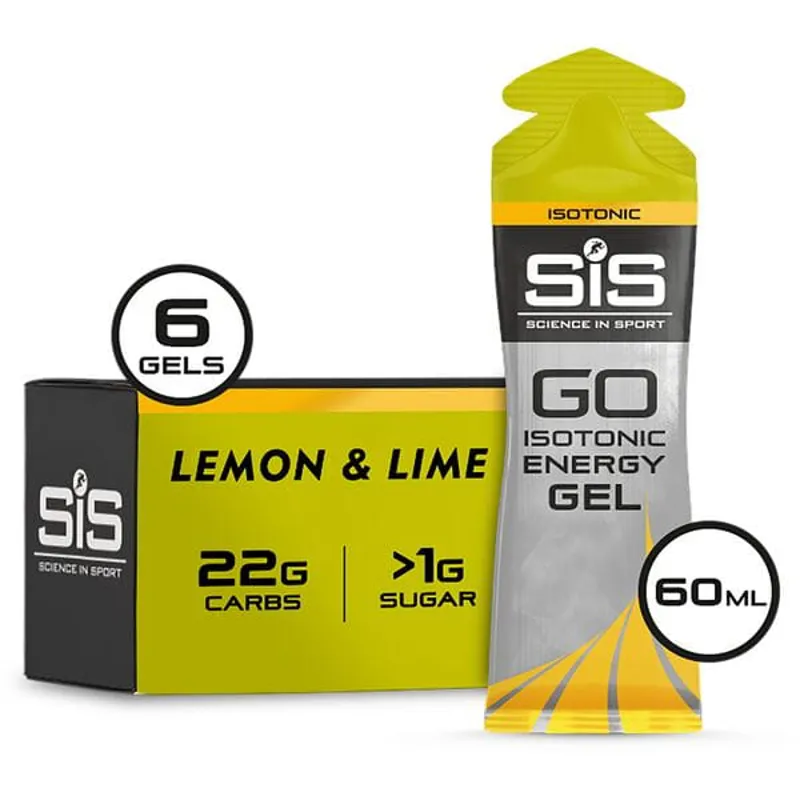 Science in Sport GO Energy Gels in Lemon and Lime - Box of 6