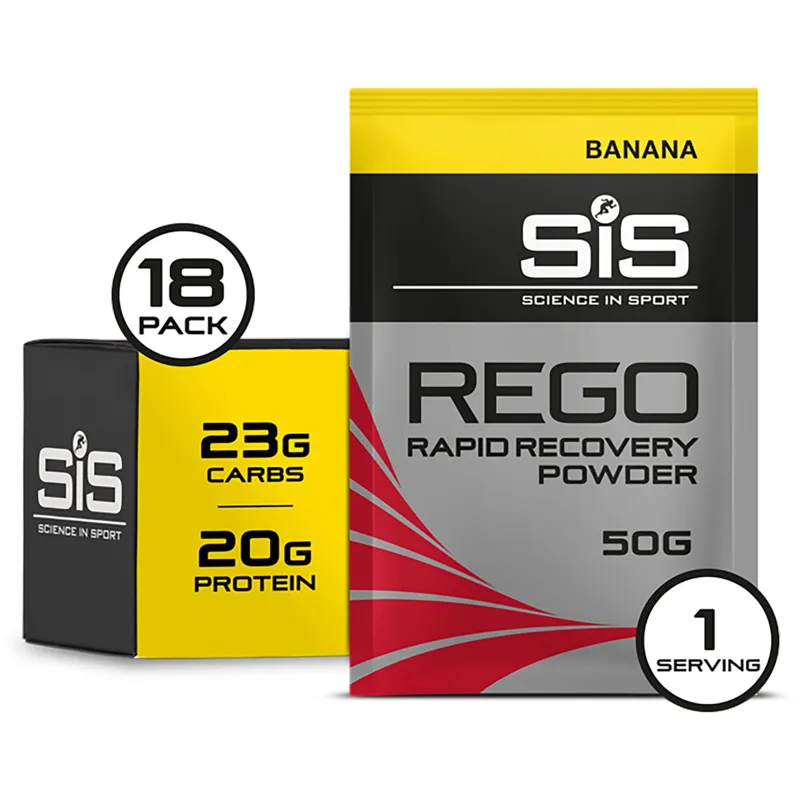 SIS REGO Rapid Recovery Drink Powder - Box Of 18 Sachets - Banana