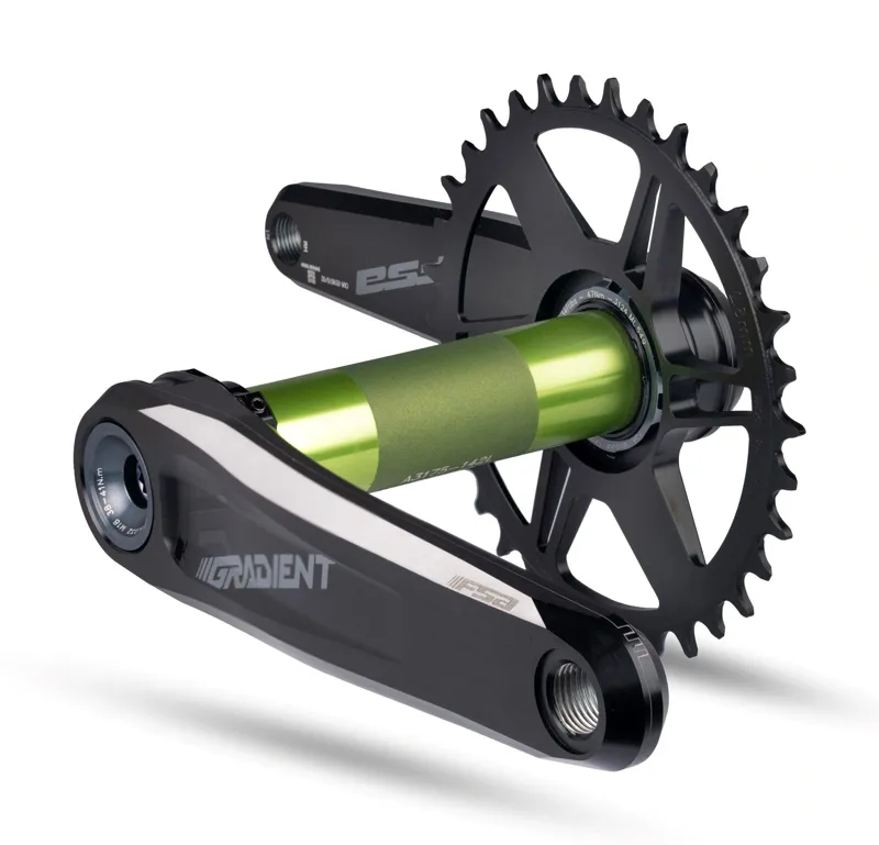 FSA Gradient Modular 392Evo 1x11/12 Direct Mount Crankset in Black-1