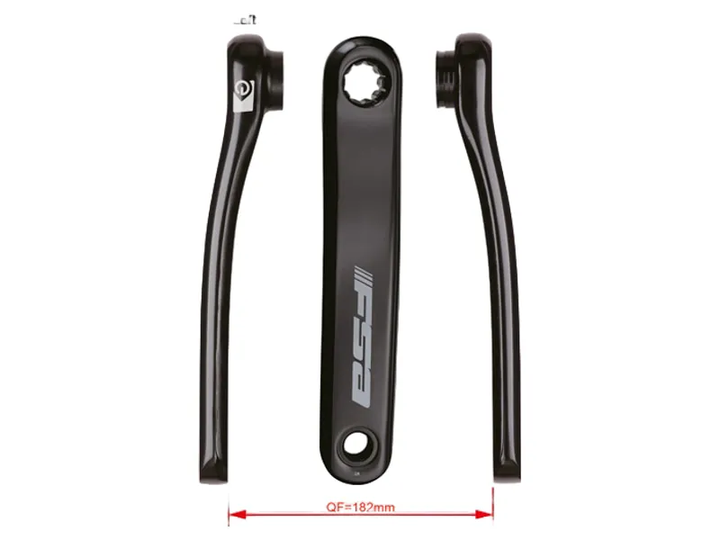 FSA Metropolis Bosch G2 E-Bike Alloy Chainset CK-632 172.5mm in Black